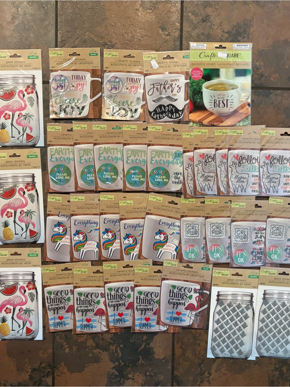 Glass and ceramic sticker bundle - Picture 2 of 8